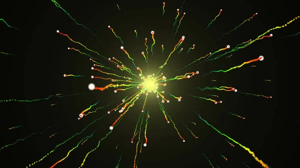 3D-рендерінг свято фону з Блискучечеревий зірка частинок — стокове фото