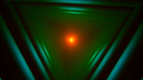 Triangle Future Space Tunnel. Une composition de science-fiction