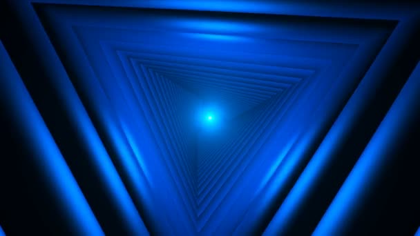 Triangle Future Space Tunnel. Une composition de science-fiction