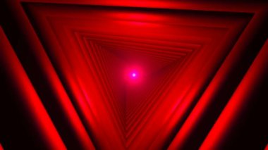 Üçgen Gelecek Uzay Tüneli. Bir Bilim Kurgu Kompozisyonu