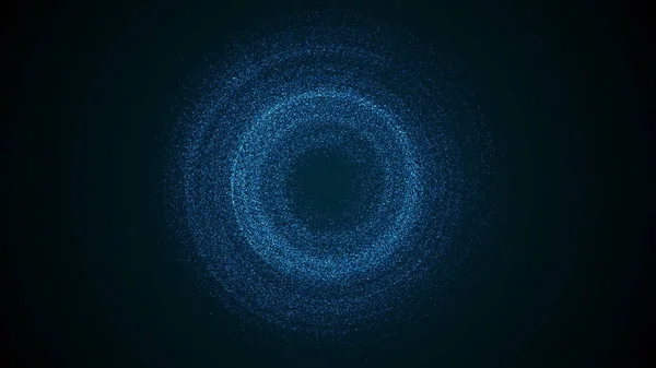 Абстрактный фон с частицами вращения — стоковое фото