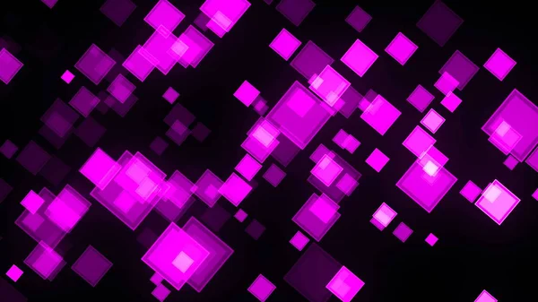Κινούμενη εικόνα φόντου με τετράγωνα. Ψηφιακή 3d rendering — Φωτογραφία Αρχείου