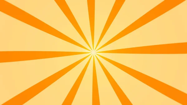 Abstract background with animation of sun beams. Retro radial background. 3d rendering — Stock Photo, Image