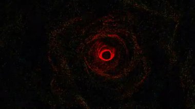 Küçük parçacıklar iplik ile arka plan