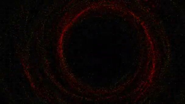 Absztrakt háttér spinning apró részecskék — Stock videók