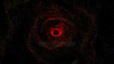 Küçük parçacıklar iplik ile arka plan