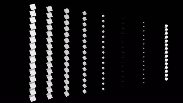 Bildung von Elementen für den Übergang, High-Definition-CGI-Bewegungshintergründe ideal für die Bearbeitung — Stockvideo