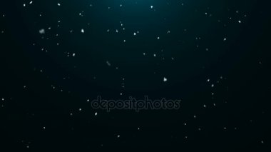 Arka plan ile kar. 3D render