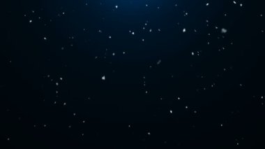 Arka plan ile kar. 3D render