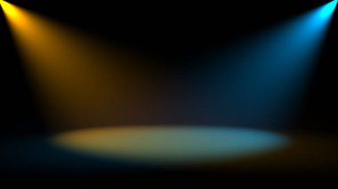 Arka plan ile spot. Dijital 3d