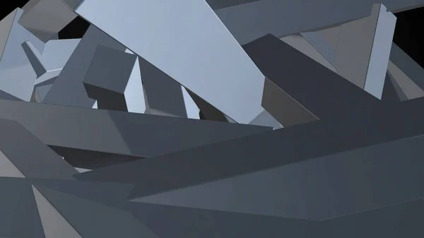 Абстрактний фон з хаотичними елементами. 3D візуалізація — стокове фото