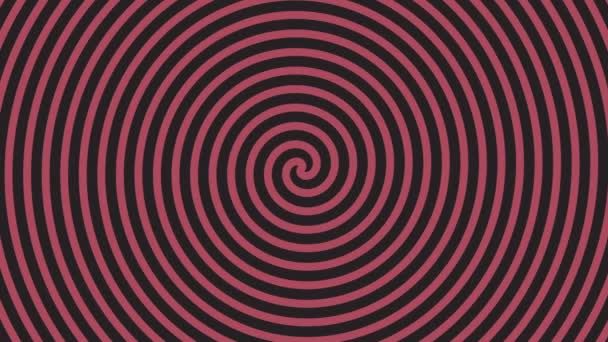 Snurrande Spiral abstrakt rörelse bakgrunden — Stockvideo