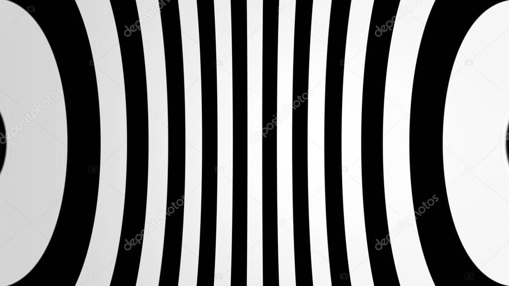 Abstract background with black and white lines