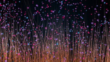 İz efekti ve parçacıklar arka plan