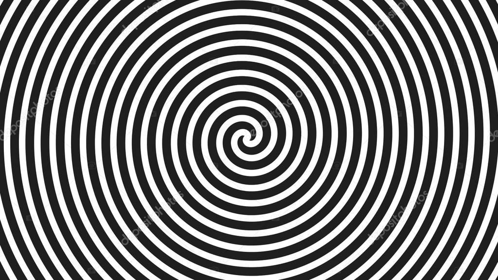 Spinning Spiral Abstract Motion Background. 3d rendering