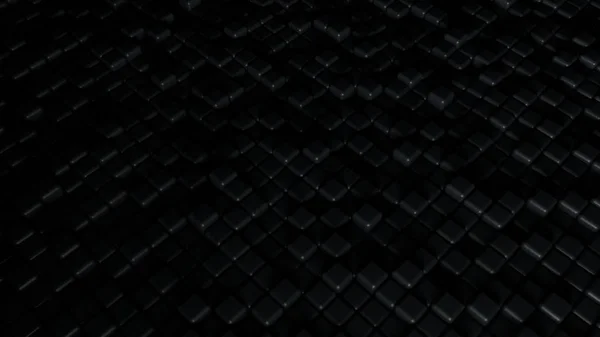 Fond abstrait avec cubes noirs — Photo