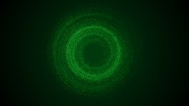 与旋转粒子抽象背景 — 图库视频影像