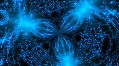 Soyut ışık çiçek dürbünü. Sorunsuz döngü