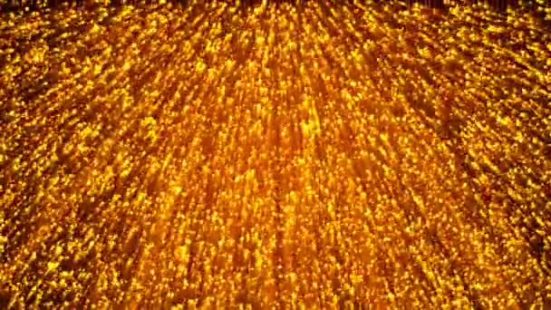 Abstract gold background. Digital backdrop. 3d rendering — Stock Video