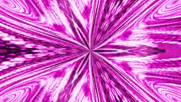 Abstraktní pozadí s violete kaleidoskop — Stock video