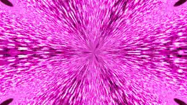 Fundo abstrato com caleidoscópio violeta — Vídeo de Stock