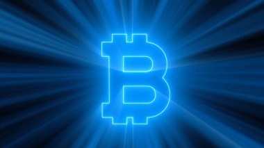 Bitcoin işareti ile arka plan