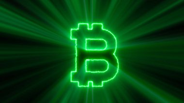 Bitcoin işareti ile arka plan