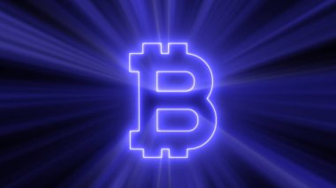 Bitcoin işareti ile arka plan