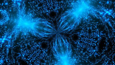 Soyut ışık çiçek Dürbünü