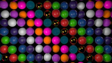 Arka plan gerçekçi 3d küre ile. Renkli zemin