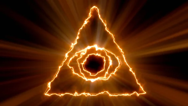 Abstraktní pozadí s Eye of Providence — Stock fotografie