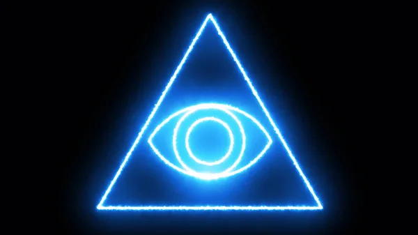 Abstraktní pozadí s Eye of Providence — Stock fotografie