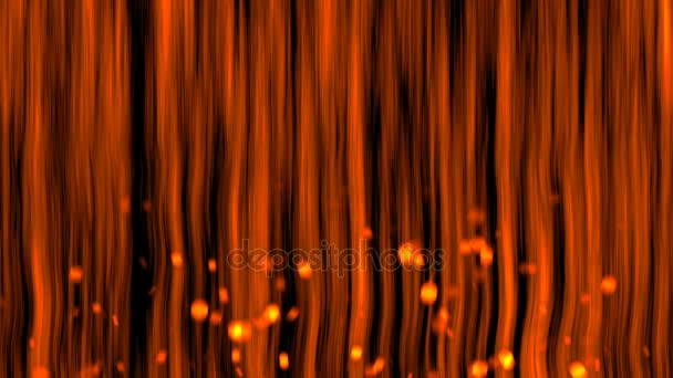 Abstract background with vertical lines and particles — Stock Video