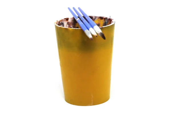 Cepillos en un vaso — Foto de Stock