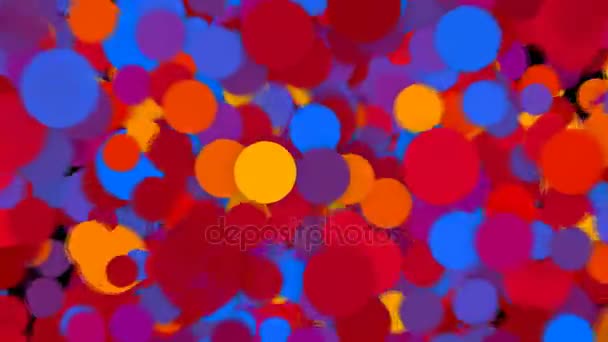 fond abstrait avec des cercles colorés