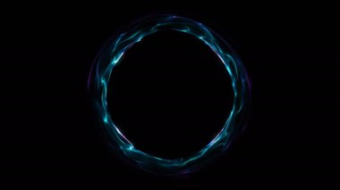 Parlak sarmal yüzüğü. Dijital arka plan