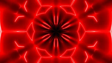 Fraktal neon sürekli değişen arka plan. Dijital zemin