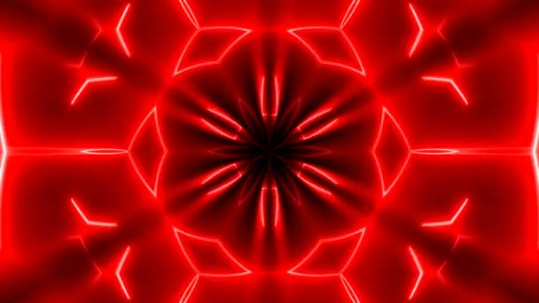 Fractal néon kaléidoscopique fond. Contexte numérique abstrait 