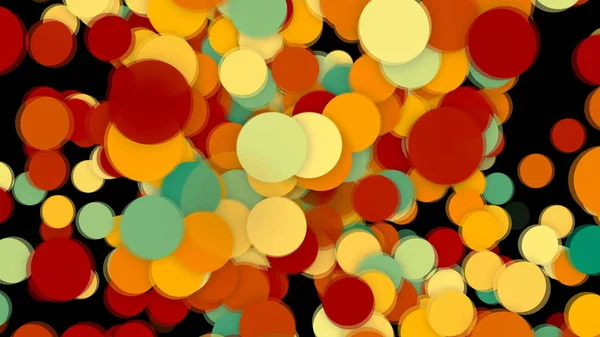 Abstraktní pozadí s barevnými kruhy — Stock fotografie