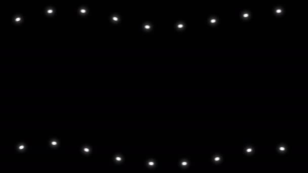 clignotant lumières de Noël sur fond noir. Rendu 3d 