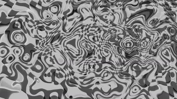 Abstrakter Hintergrund psychedelischer Kunst — Stockvideo