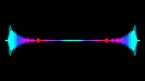 Абстрактный аудио-эквалайзер. Цифровой иллюстрационный фон — стоковое фото
