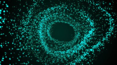 Tünel parçacıkları ile arka plan