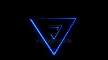 Neon Triangulars ile arka plan