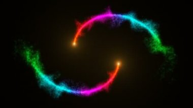 Giriş Flash Işığı, Lens Fişeği, Döndürme Parçacıkları Açılıyor