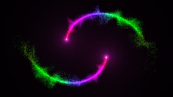 Ouverture Intro Flash Light, Lentille Flare, Rotation des particules