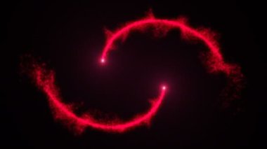 Giriş Flash Işığı, Lens Fişeği, Döndürme Parçacıkları Açılıyor