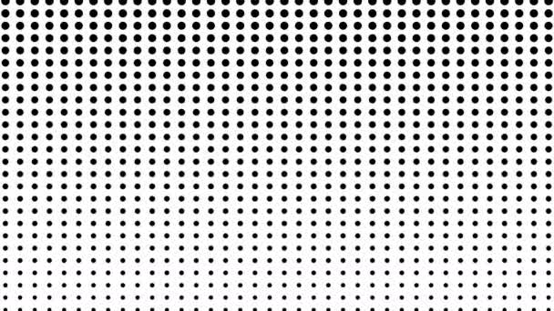 Composição dinâmica em preto e branco. Elemento meio-tom — Vídeo de Stock