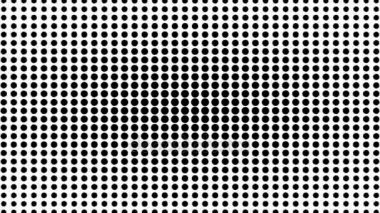 Dinamik siyah beyaz kompozisyon. Noktalı resim öğesi