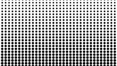 Dinamik siyah beyaz kompozisyon. Noktalı resim öğesi